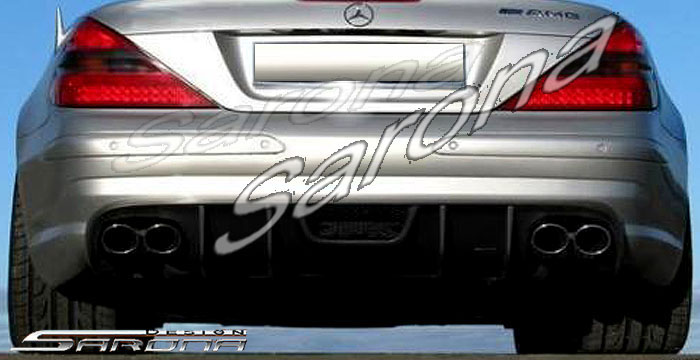 Custom Mercedes SL Rear Bumper  Convertible (2003 - 2012) - $790.00 (Part #MB-027-RB)